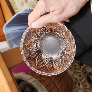Pink KIG Malaysia  Depression glass small bowl